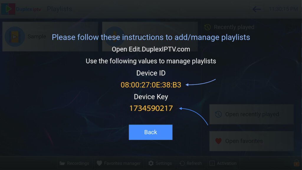 DuplexPlayer step 1